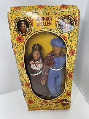 Buy Vintage MEGO -1974 THE WALTONS~JOHNBOY & ELLEN~8  Poseable Dolls NIB • 46.60£