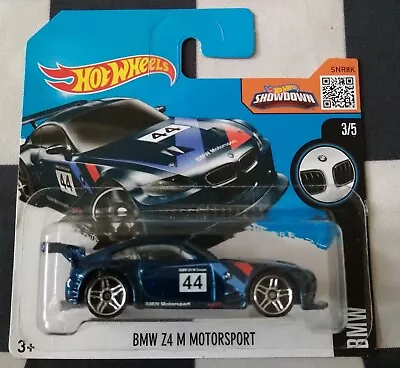 Buy 2016 Hot Wheels BMW Z4 M Motorsport BMW Series Short Card 188/250 #3/5 • 7.95£