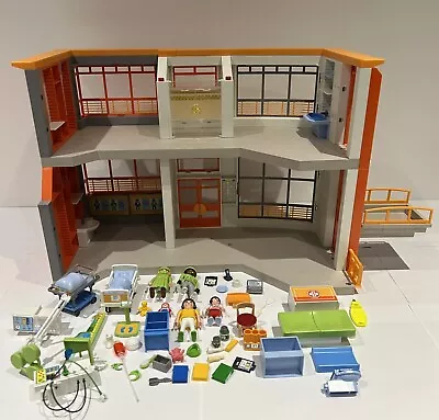 Buy Playmobil Large Children's Hospital Building 6657 Furnished Toy Kids Play Set • 50£