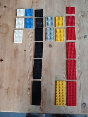 Buy Lego Vintage Plates 6x6 6x8 6x10 6x12 6x14 6x16 Light Grey Blue Black Etc • 3.49£