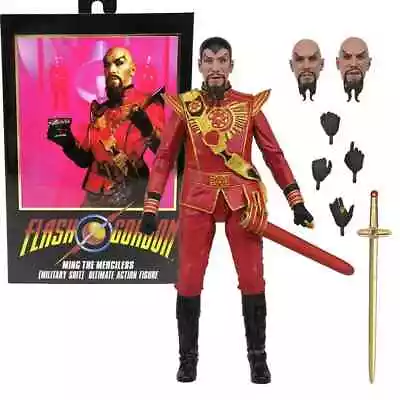 Buy Flash Gordon (1980) Ultimate Ming (Red Military Outfit) 7” Action Figure - NECA • 34.99£