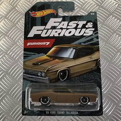 Buy Hot Wheels ‘69 Ford Torino Talladega Fast & Furious 1:64 Mattel Diecast • 6£