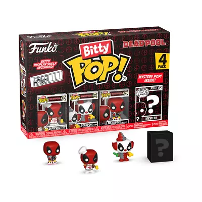 Buy Funko Bitty POP! Deadpool (Backyard Griller) Marvel 4-pack Vinyl Figures New • 15.99£