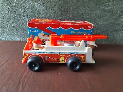 Buy Fisher Price 720 - Play Family Fire Engine 1973 - Boxed - VGC • 24.99£