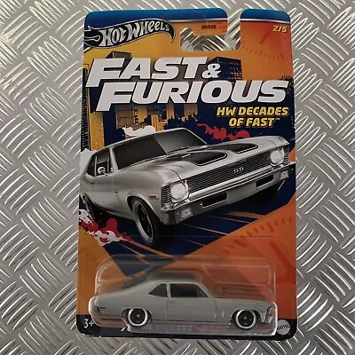 Buy Hot Wheels ‘70 Chevrolet Nova Fast & Furious 1:64 Mattel Diecast • 6£