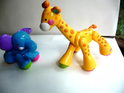 Buy Fisher Price Click Clack Elephant & Giraffe    Code 125 • 10.50£