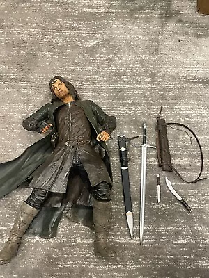 Buy Neca Reel Toys Aragorn 20” Action Figure The Lord Of The Rings Talking Working • 54.99£