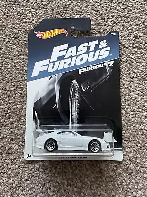 Buy 2016 Hot Wheels Fast And Furious TOYOTA SUPRA Paul Walker Fast 7 Cracked Blister • 19.99£