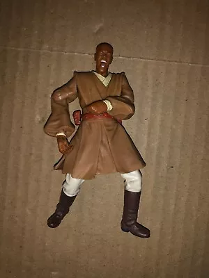 Buy Star Wars Mace Windu Figure Hasbro 2001 • 3.95£