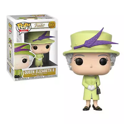 Buy Royal Family Queen Elizabeth II Green Dress Pop! Vinyl Stylized Action Figure • 22.50£