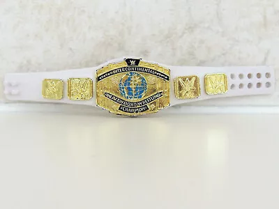 Buy Wwe Mattel Elite White Intercontinental Belt Wrestling Figure Accessory Wwf • 12.99£