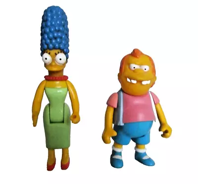 Buy +THE SIMPSONS SERIES  Vintage  MARGE SIMPSON & NELSON MUNTZ  FIGURES  1990s • 9.99£