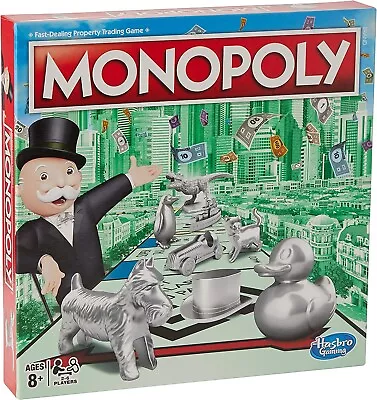 Buy Monopoly Game, Hasbro Classic Family Board Game Fast Dealing • 15.99£