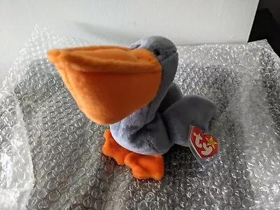 Buy Scoop The Pelican - Retired Beanie Baby, Tagged, Born 1996 • 0.99£
