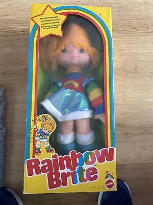 Buy New RARE Vintage Mattel 80's MIB Rainbow Bright Doll Rainbow Brite & Twink NRFB • 31£