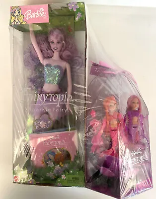 Buy New In Box Barbie Purple Fairytopia Sparkle Fairy Mattel 12  Doll 2 Petal Pixies • 116.49£