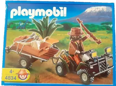 Buy Playmobil Poacher Squad Span 4834 New & Original Packaging Africa Safari Hunter Quad • 18.70£