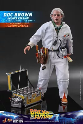 Buy Back To The Future Movie Masterpiece Action Figure 1/6 Doc Brown Deluxe HOT TOYS • 278.72£