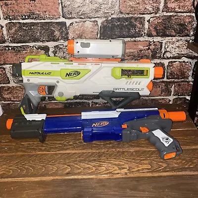 Buy 2 Nerf Guns Modulus Battlescout And Nerf Alpha Trooper CS-12 With Camera • 19.99£