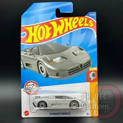 Buy Hot Wheels ‘94 Bugatti EB110 SS Silver HW Turbo 5/10 65/250 • 4.99£