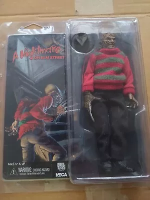 Buy Neca  A Nightmare On Elm Street Freddy Krueger 8” Clothed Figure Reel Toys Bnib • 44.99£