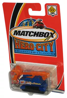 Buy Matchbox Hero City Collection (2002) Blue & Orange Demolition Machine #25 • 11.29£