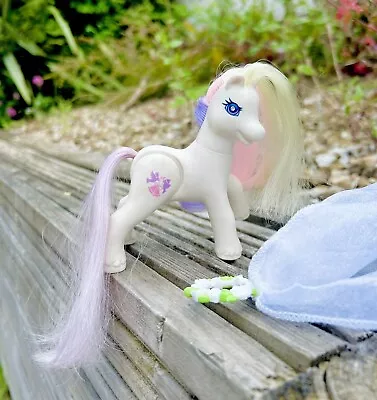 Buy Dainty Dove My Little Pony MLP 1997 Generation 2 Toy - W/ Wedding Veil Accessory • 12.99£