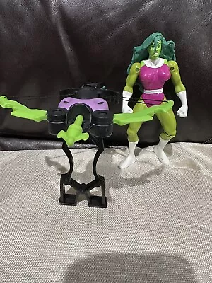 Buy Toybiz Incredible Hulk She Hulk With Gamma Cross Bow, 1996, Complete • 14£