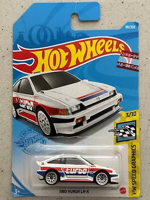Buy 2020 Hot Wheels 1985 HONDA CR-X HW Speed Graphics Japanese Card With Protector • 9.99£