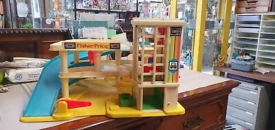 Buy Fisher Price Play Family Garage 1980's • 5£