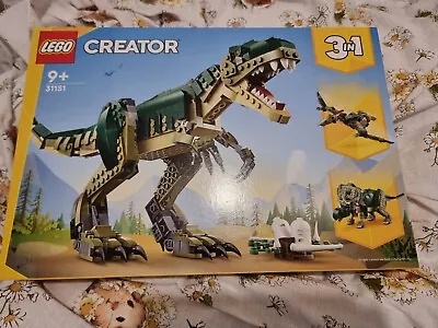 Buy LEGO 31151 - Creator 3 IN 1 T. REX SET Age 9+🎁🎁--NEW COMPLETE SET--🎁🎁 • 34.99£