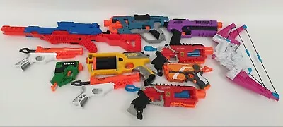 Buy Bundle Of 10 Assorted NERF & X-Shot Blasters Collectable Outdoor Toys Pre-Owned • 4.99£