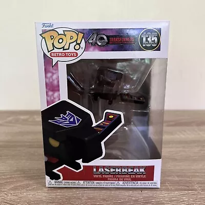 Buy LASERBEAK #135 | FUNKO POP! Retro Toys | TRANSFORMERS G1 | SOUNDWAVE DECEPTICONS • 16.99£