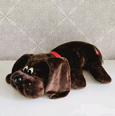 Buy VGC Hasbro 2020 Pound Puppy Dog Chocolate Brown  Soft Plush Toy 19” • 8.99£