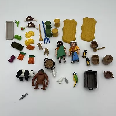 Buy Playmobil Noahs Ark Accessories Bundle From Set 9373 Some Animals Food Figures • 12.99£