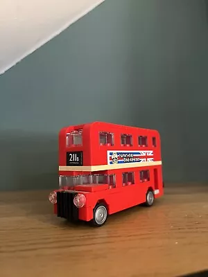 Buy Lego Red Mini London Double Decker Bus Set Number 40220 Model Collectable Toy • 8£
