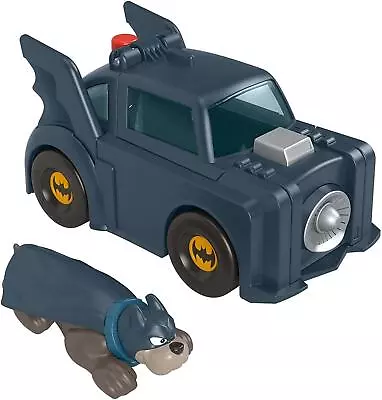 Buy Fisher Price DC League Of Super Pets Super Launch Ace & Batmobile Playset • 9.49£