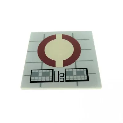 Buy 1x LEGO Tile 6x6 New-Light Grey Construction Plate Smooth Sticker Star Wars Logo 8039 68 • 4.34£