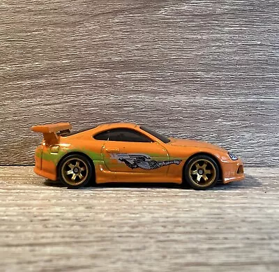 Buy Hot Wheels Fast And Furious Toyota Supra Custom Real Rider Rubber Tyres • 10£