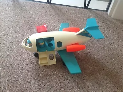 Buy ++ Old Vintage Fisher Price Childhood Toys Jet Plane/Airport Scene 1970s 70s ++  • 20£