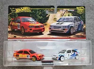 Buy Hot Wheels Premium 2 Pack '87 Ford Sierra Cosworth & '93 Ford Escort RS Cosworth • 22.99£