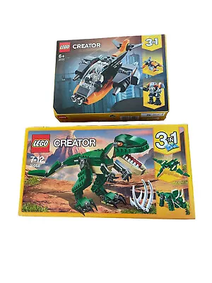 Buy Lego Creator  - Mighty Dinosaur & Cyber Drone Brand New And Sealed • 12£