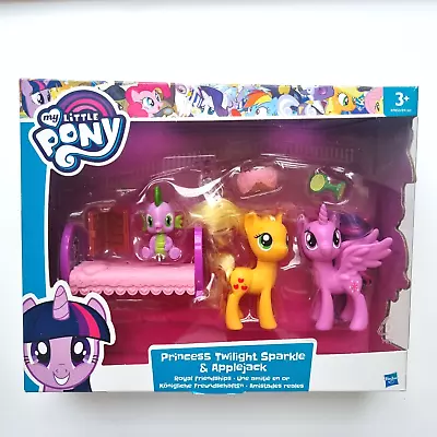 Buy My Little Pony Princess Twilight Sparkle And Applejack Royal Friendship • 38.90£