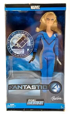 Buy 2005 Marvel Invisible Woman Barbie Doll / Fantastic 4 / Mattel J0869, NrfB • 101.25£