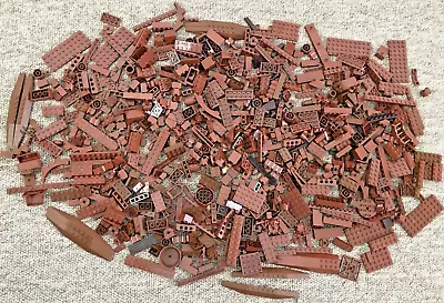 Buy Lego BROWN Bundle Bricks Plates Harry Potter Pirate Castle LOTR Elves Nearly 1kg • 17.99£