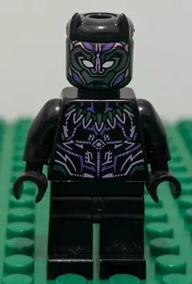 Buy Lego Minifigure Marvel - Black Panther - Sh728 • 2.79£