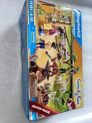 Buy Playmobil 71191 Family Fun Petting Zoo, Playset With Animals, Fun Imaginative • 16£