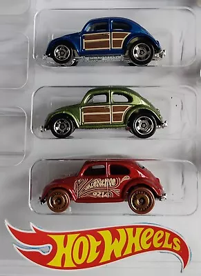 Buy Hot Wheels - 3x Volkswagen Beetle - Mint Condition  • 12.99£