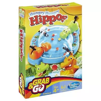 Buy Hungry Hungry Hippos Grab & Go Travel Game By Hasbro • 9.87£