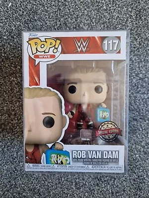 Buy WWE Rob Van Dam #117Funko Pop With Wrestlemania Pin • 15£